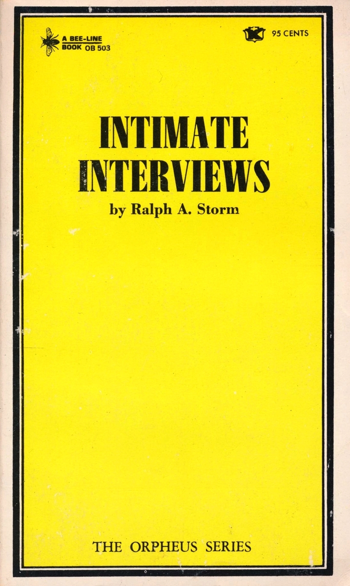 Intimate Interviews by Ralph A. Storm - Ebook