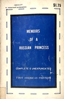 Memoirs Of A Russian Princess